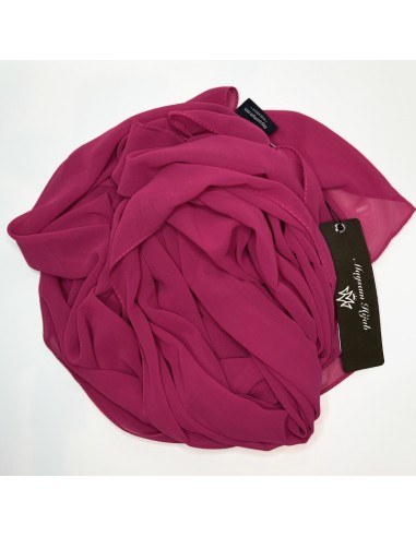 Hijab Mousseline Premium 180×70cm Shawl Maysam - Fuchsia-Premium muslin 180×70cm-Maktaba-Ahloulhadith