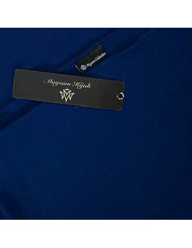 Premium Jazz-Hijab 200 × 70 cm Maysam Schal - Blau-Hijab Jazz Premium 200×70cm-Maktaba-Ahloulhadith