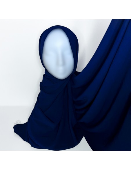 Jazz Premium Hijab 180×70cm Sciarpa Maysam - Blu
