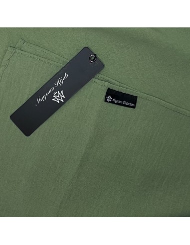 Hijab Jazz Premium 205×75cm Foulard Maysam - Vert-Hijab Jazz Premium 205×75cm-Maktaba-Ahloulhadith