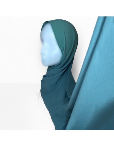 Jazz Premium Hijab 170×65cm Bufanda Maysam - Azul agua-Hijab Jazz Premium 170×65cm-Maktaba-Ahloulhadith