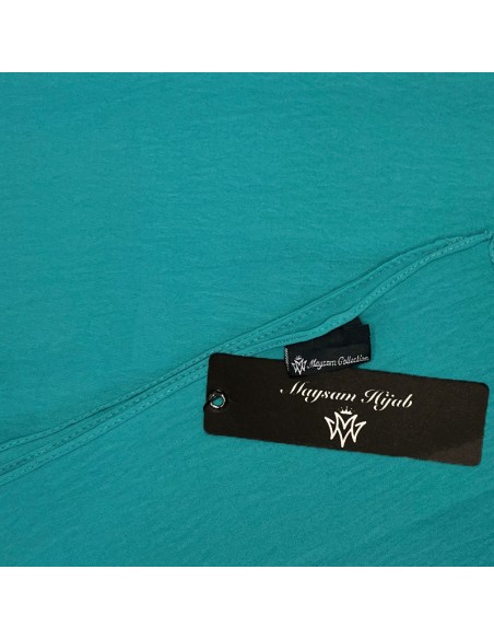 Premium Jazz Hijab 205 × 75 cm Maysam Scarf - Frosted Blue