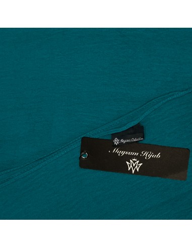 Premium Jazz-hijab 200 × 70 cm Maysam-skjerf – Andeblå-Hijab Jazz Premium 200 x 70 cm-Maktaba-Ahloulhadith