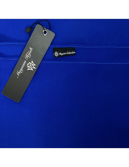 Premium Jazz Hijab 180 × 70 cm – Maysam Hoofddoek – Koningsblauw