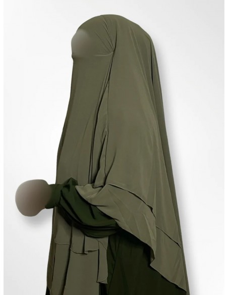 Khimar Amira Umm Hafsa - Khaki Olive