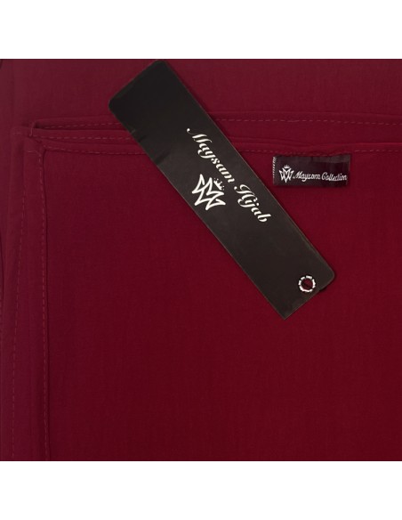 Hijab Jazz Premium 200×70cm Foulard Maysam - Bordeaux