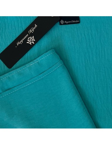 Premium Jazz Hijab 180 × 70 cm – Maysam Tuch – Türkis-Hijab Jazz Premium 180×70cm-Maktaba-Ahloulhadith