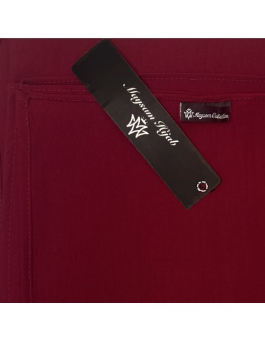 Hijab Jazz Premium 180 × 70 cm Sciarpa Maysam - Bordeaux-Jazz Premium Hijab 180×70 cm-Maktaba-Ahloulhadith