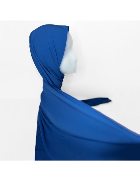 Hijab Siden från Medina 190×70cm Maysam Scarf - Blå kornblomma