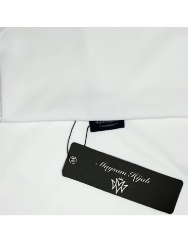 Medina Zijden Hijab 190×70cm Maysam Sjaal - Wit-Zijden Hijab uit Medina 190×70cm-Maktaba-Ahloulhadith