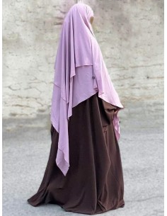 Khimar triângulo dois véus...