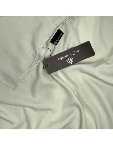 Hijab Soie de Médine 170×65cm Foulard Maysam - Vert pâle-Hijab Soie de Médine 170×65cm-Maktaba-Ahloulhadith