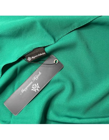 Hijab in Seta di Medina 170×65 cm Foulard Maysam - Verde-Hijab di seta di Medina 170×65 cm-Maktaba-Ahloulhadith