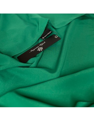 Hijab Silk from Medina 190×70cm Maysam Scarf - Green-Silk Hijab from Medina 190×70cm-Maktaba-Ahloulhadith