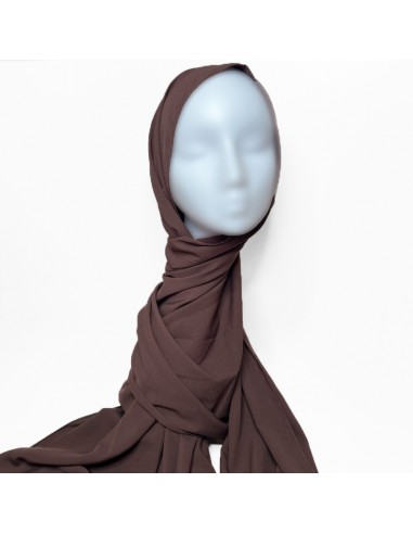 Hijab de Seda Medina 170×65 cm Lenço Maysam - Mauve Taupe-Hijab de seda de Medina 170×65cm-Maktaba-Ahloulhadith