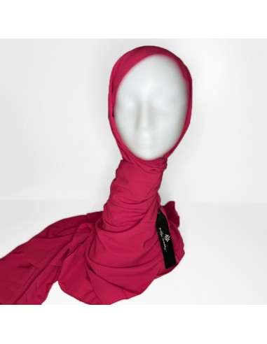 Medina Siden Hijab 180×70cm Maysam Scarf - Fuchsia-Hijab i siden från Medina 180×70cm-Maktaba-Ahloulhadith