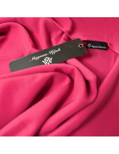 Medina Silk Hijab 190×70cm Maysam Scarf - Fucsia-Hijab di seta di Medina 190×70 cm-Maktaba-Ahloulhadith