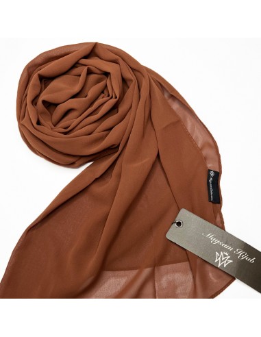 Premium chiffonghijab 170×65 cm Maysam-sjal - Kanel-Premium muslin 170×65cm-Maktaba-Ahloulhadith