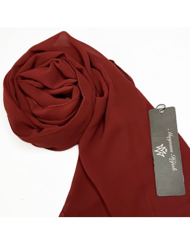 Hijab Premium de Gasa 205 × 75 cm Chal Maysam – Óxido-Muselina premium 205×75cm-Maktaba-Ahloulhadith