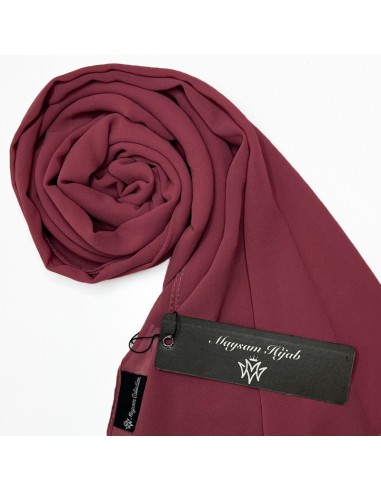 Premium mousseline hijab 205×75 cm – Maysam sjaal oud mauve-Premium mousseline 205×75cm-Maktaba-Ahloulhadith
