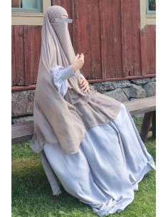Abaya a clips Hafsa - Bleu...
