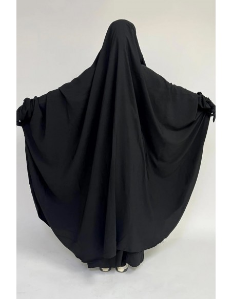 Grande jilbab due pezzi "SKIRT" umm hafsa - Nero