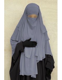 Khimar 3 Segel Umm Hafsa -...