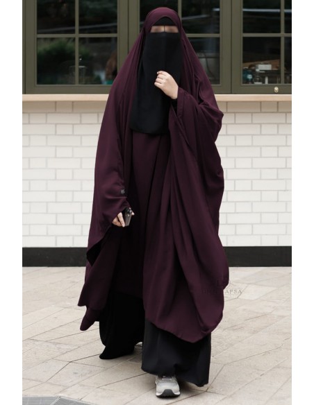 Khimar & Niqab vlinder Umm Hafsa - Pruim