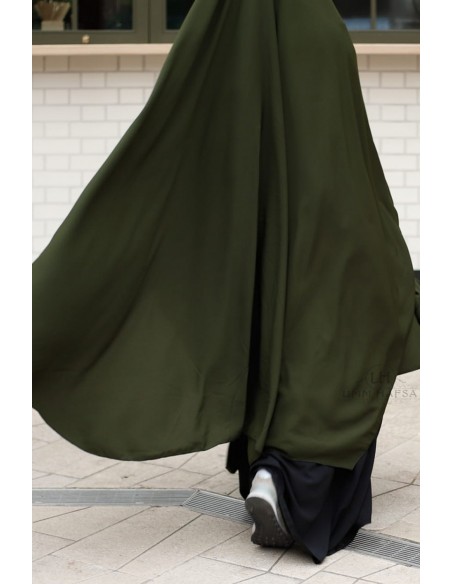 Butterfly Khimar & Niqab Umm Hafsa - Cáqui