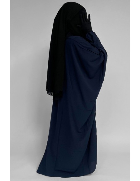 Abaya borboleta Umm Hafsa - Azul