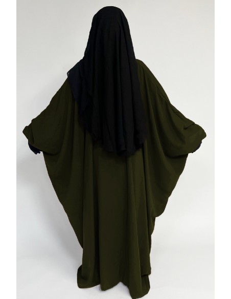 Abaya a farfalla Umm Hafsa - Khaki