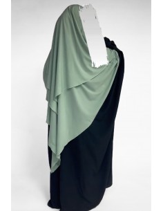 Khimar triângulo dois véus... 2