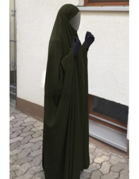 Klassieke Saoedische Jilbab Umm Hafsa - Khaki