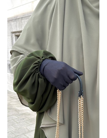 Abaya met ballonmouwen Umm Hafsa – Khaki