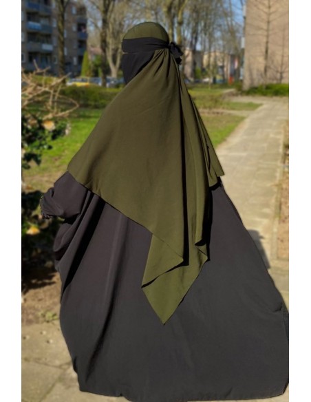 Khimar Triangel "Maxi" Umm Hafsa - Khaki