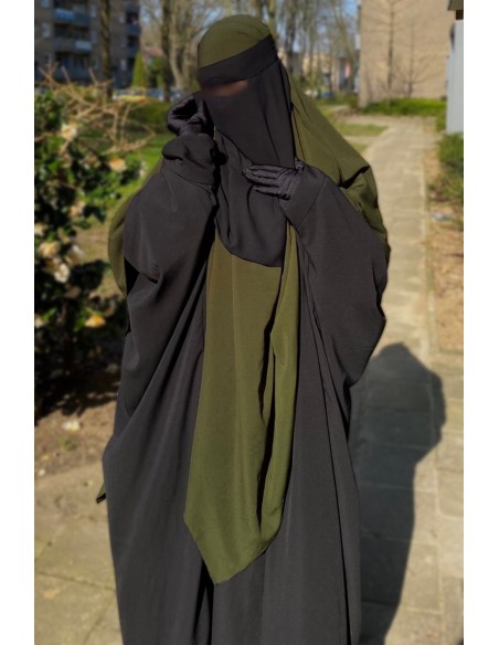 Khimar Triángulo "Maxi" Umm Hafsa - Caqui