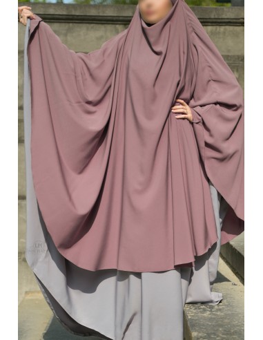 Khimar & Niqab vlinder Umm Hafsa - Rozenhout-Hijab/Khimar Umm Hafsa-Maktaba-Ahloulhadith