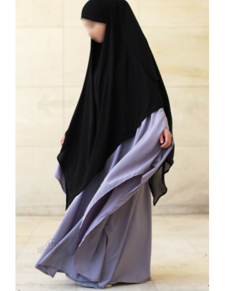 Grote Abaya Umm Hafsa - Koel Grijs