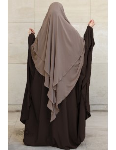 Grote Abaya Umm Hafsa - Bruin