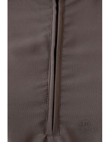Big Abaya Umm Hafsa - Ash Brown-Abaya Umm Hafsa-Maktaba-Ahloulhadith
