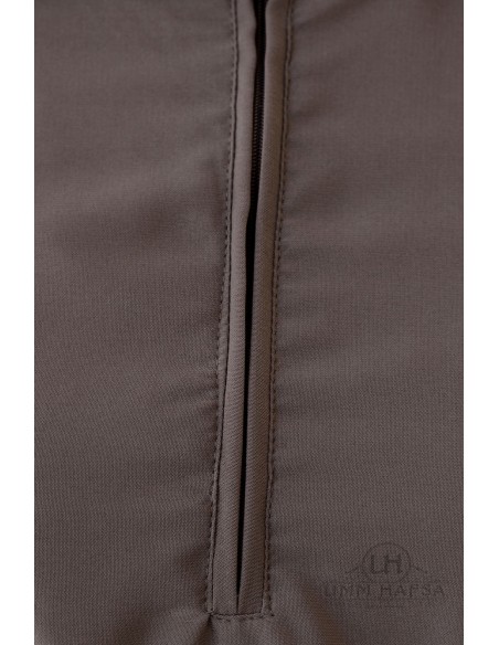 Big Abaya Umm Hafsa - Ash brown