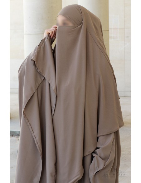 Grote Abaya Umm Hafsa - Taupe