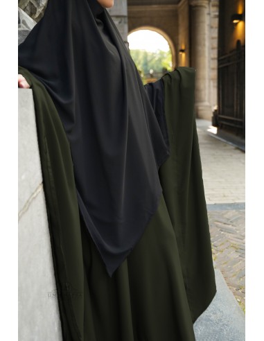 Big Abaya Umm Hafsa - Kaki-Abaya Umm Hafsa-Maktaba-Ahloulhadith