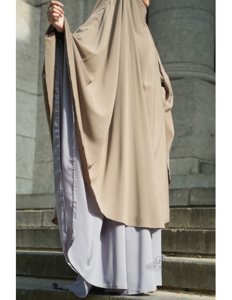 Abaya grande Umm Hafsa - Blu Grigio
