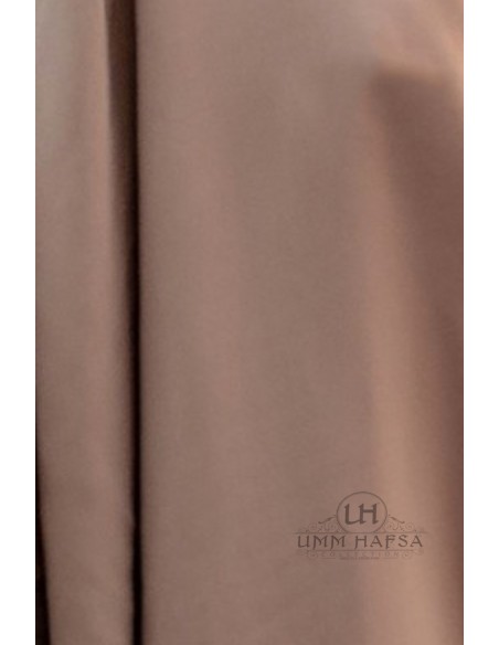 Khimar & Niqab papillon Umm Hafsa - Brun cendré