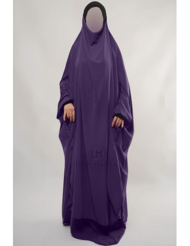 Jilbab Hafsa 2 Stück "Rock" Umm Hafsa - Aubergine-jilbab Hafsa 2 Stück-Maktaba-Ahloulhadith