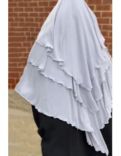 Khimar 3 voiles Umm Hafsa -...