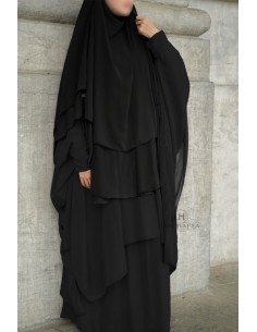Abaya 2 stk med klips Umm...