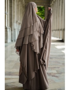 Zweiteilige Abaya mit Clips...