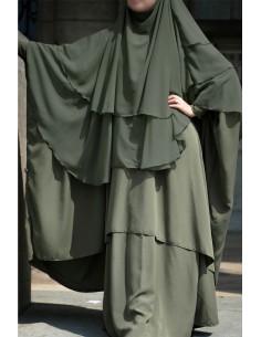 Abaya 2 stk med klips Umm...